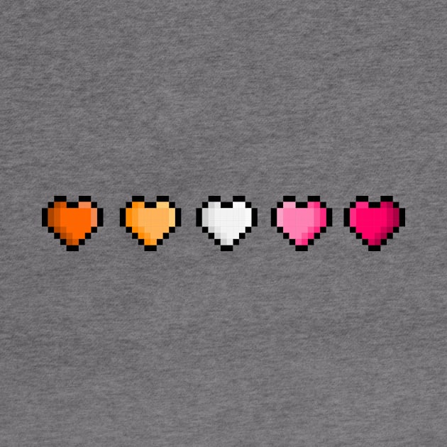 Pride Pixel Hearts by traditionation